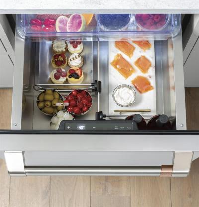 24" Café 5.7 Cu. Ft. Built-In Dual-Drawer Refrigerator - CDE06RP2NS1