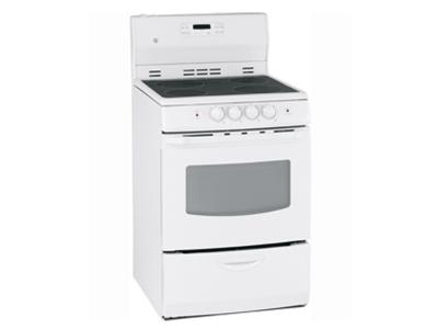 24" GE Free Standing Electric Self Clean Range - JCAP760WMWW
