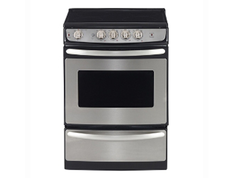 GE JCAS445SVSS 24" SlideIn Electric Standard Clean Range