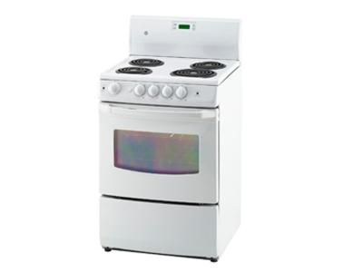 24" GE Free Standing Electric Standard Clean Range - JCAS730MWW