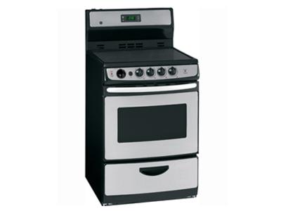 24" GE Free Standing Electric Standard Clean Range - JCAS745MSS