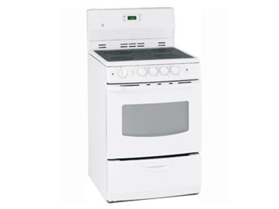 24" GE Free Standing Electric Standard Clean Range - JCAS745MWW