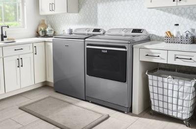 27" Maytag 7.4 Cu. Ft. Smart Top Load Gas Dryer With Extra Power Button  - MGD7230HC