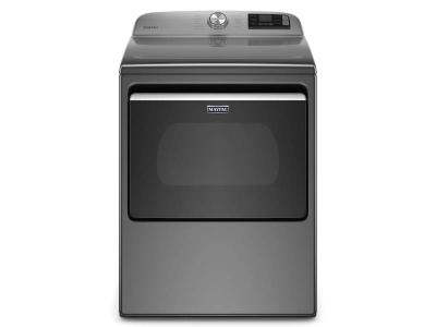27" Maytag 7.4 Cu. Ft. Smart Top Load Electric Dryer With Extra Power Button - YMED6230HC