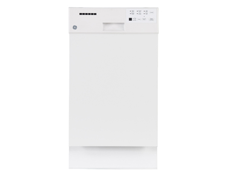 GE GSM1800VWW 18" BuiltIn Dishwasher with Stainless Steel Short Tub