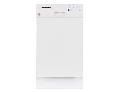 18" GE Built-In Dishwasher with Stainless Steel Short Tub - GSM1800VWW