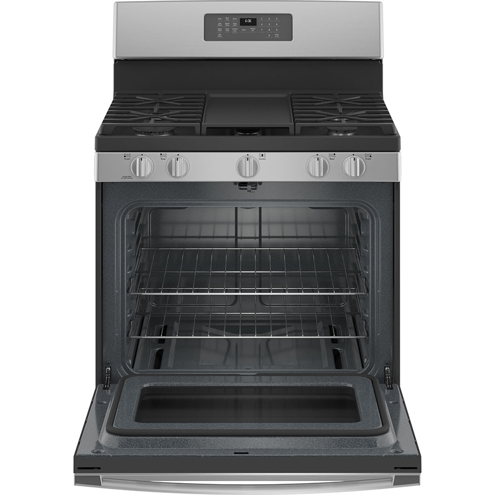 GE JCGB660SPSS 30" 5.0 Cu. Ft. SelfClean 5Burner Freestanding Gas