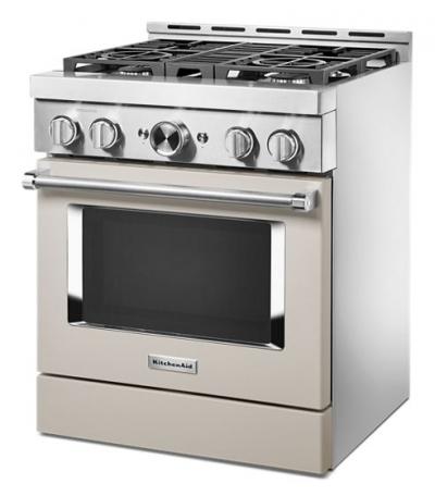 30'' KitchenAid 4.1 Cu. Ft. Smart Commercial-Style Gas Range With 4 Burners - KFGC500JMH