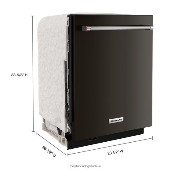 Kitchenaid Kdtm604Kps 24 Stainless Steel Built In Dishwasher at Alice