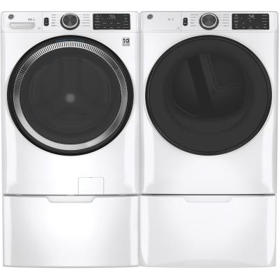 28" GE 5.5 Cu. Ft. (IEC) Capacity Washer With Built-in Wifi In White - GFW550SMNWW