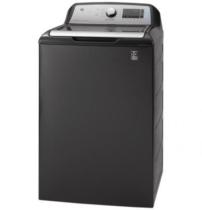 27" GE 5.0  Cu. Ft. Capacity Smart Washer With Sanitize - GTW845CPNDG