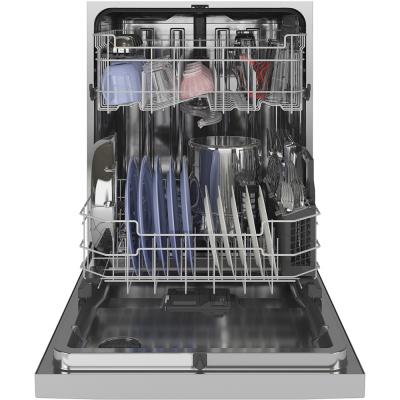 24" GE Built-In Dishwasher with Stainless Steel Tall Tub - GDF645SSNSS