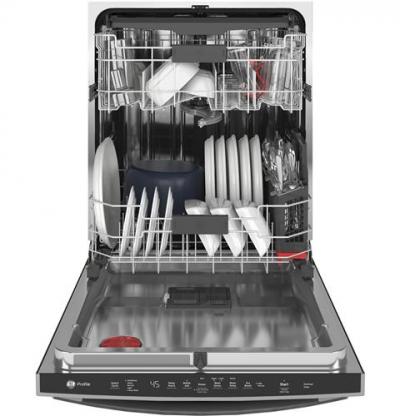 24" GE Profile Stainless Steel Interior Dishwasher with Hidden Controls - PDT715SMNES	