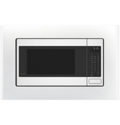 Ge Cafe Optional Microwave Built-In Trim Kit In Matte White - CX153P4MWM