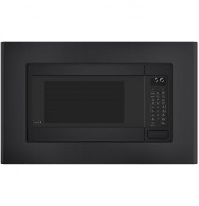 Ge Cafe Optional Microwave Built-In Trim Kit In Matte Black - CX152P3MDS