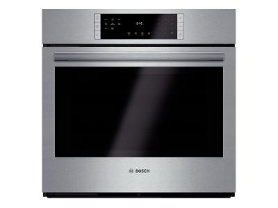 30" Bosch Single Wall Oven 800 Series - Stainless Steel HBL8451UC