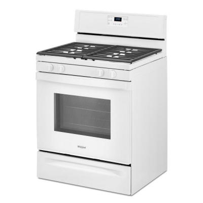 30" Whirlpool 5.0 Cu. Ft. Gas Range With SpeedHeat Burner - WFG515S0JW