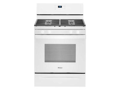 30" Whirlpool 5.0 Cu. Ft. Gas Range With SpeedHeat Burner - WFG515S0JW