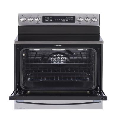 30" GE Profile 6.2 Cu. Ft. Freestanding Electric Range With Baking Drawer In Stainless Steel - PCB987YMFS