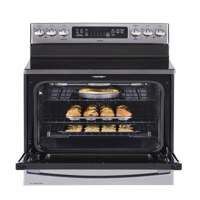 30" GE Profile 6.2 Cu. Ft. Freestanding Electric Range With Baking Drawer In Stainless Steel - PCB987YMFS