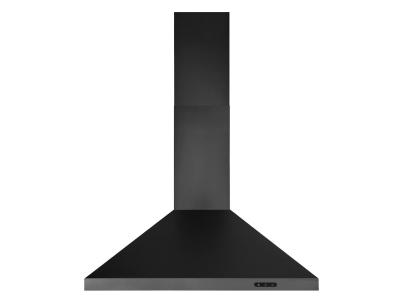 36" Broan Elite EW48 Series Pyramidal Chimney Range Hood In Black Stainless Steel - EW4836BLS