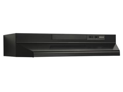 30" Broan 160 CFM Under Cabinet Range Hood In Black - BU230BL