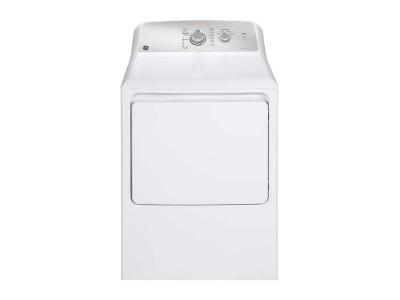 27" GE 7.2 Cu.Ft. Capacity Top Load Electric Dryer in White  -  GTD40EBMRWS