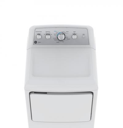 27" GE 7.2 Cu. Ft. Capacity Top Load DuraDrum2 Electric Dryer - GTD42EBAKWS