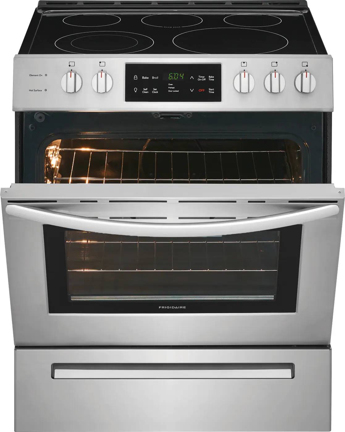 Frigidaire CFEH3054US 30" 5.0 Cu. Ft. Front Control Freestanding Ele