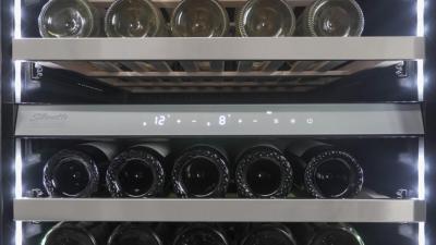 23" Silhouette Built-in Column 129 Bottles Wine Cooler - SPRWC140D1SS