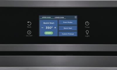 30" Frigidaire 10.6 Cu. Ft. Double Electric Wall Oven With Fan Convection In Black Stainless Steel - FCWD3027AD