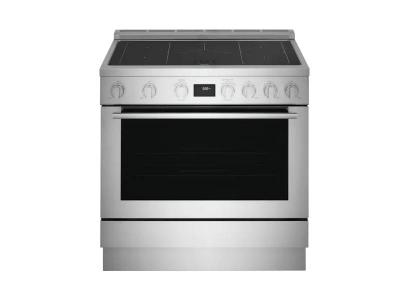 36" Electrolux Icon 4.4 Cu. Ft. Freestanding Induction Range with Elements, Smoothtop Cooktop - ECFI3668AS