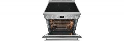 30" Electrolux Icon 4.6 Cu. Ft. Freestanding Induction Range with Elements, Smoothtop Cooktop - ECFI3068AS