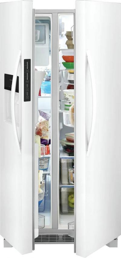 33" Frigidaire 22.3 Cu. Ft. Capacity Side by Side Refrigerator - FRSS2323AW