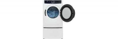 27" Electrolux 8.0 Cu. Ft. Front Load Electric Dryer in White - ELFE753CAW