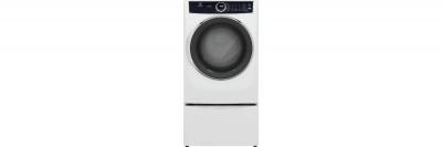 27" Electrolux 8.0 Cu. Ft. Front Load Electric Dryer in White - ELFE753CAW