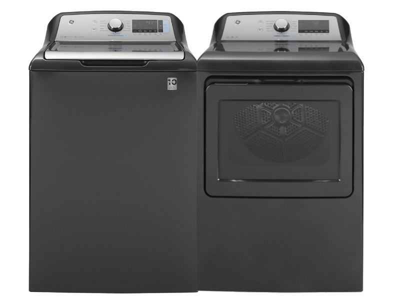 GE GTW840CPNDGGTD84GCMNDG 27" Smart Washer With Sanitize And Gas Dr