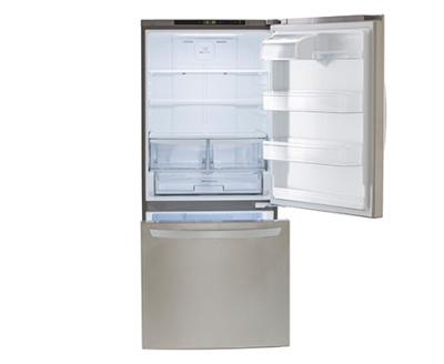 30" LG 22 Cu.ft  Bottom Freezer Drawer Refrigerator With Inverter Linear Compressor  - LDNS22220S