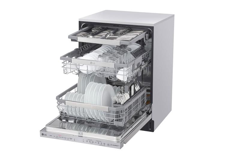 LG LDP6810SS 24" Smudge Resistant Top Control Dishwasher with TrueSt