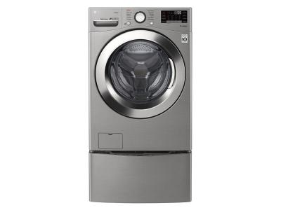 27" LG 5.2 cu. ft. Ultra Large Smart Wi-Fi Enabled Front Load Washer - WM3700HVA