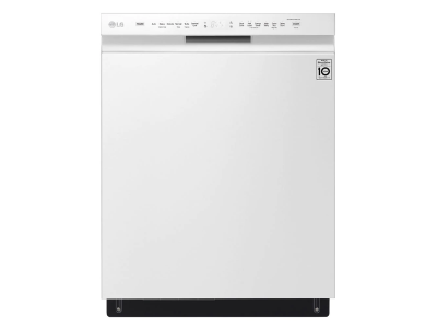 24" LG Front Control Dishwasher with QuadWash and EasyRack Plus - LDFN4542W