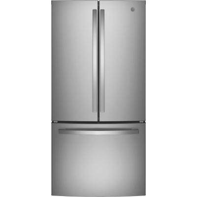 33" GE 18.6 Cu. Ft. Counter-Depth French-Door Refrigerator - GWE19JYLFS