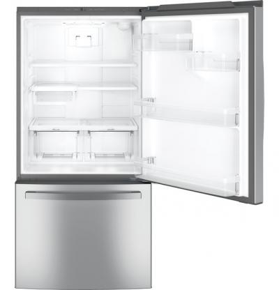 33" GE 24.8 Cu. Ft. Bottom-Freezer Drawer Refrigerator - GDE25EYKFS