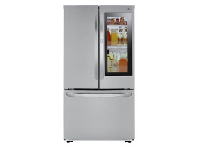 36" LG 27 Cu. Ft. Smudge Resistant Stainless Steel With InstaView Door-in-Door Refrigerator - LFCS27596S