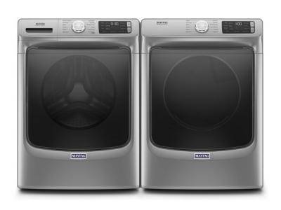 27" Maytag 5.5 Cu. Ft. Front Load Washer With 16-Hr Fresh Hold Option and 7.3 Cu. Ft. Front Load Gas Dryer - MHW6630HC-MGD6630HC