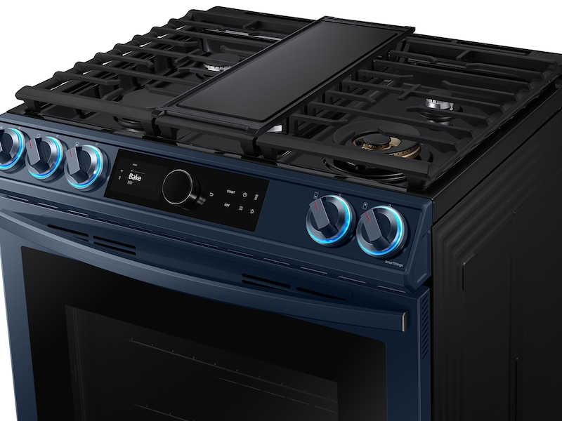 Samsung NX60A8711QN/AA 30" 6.0 Cu. Ft. Slidein Gas Range with 22K D