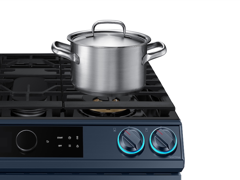 Samsung NX60A8711QN/AA 30" 6.0 Cu. Ft. Slidein Gas Range with 22K D