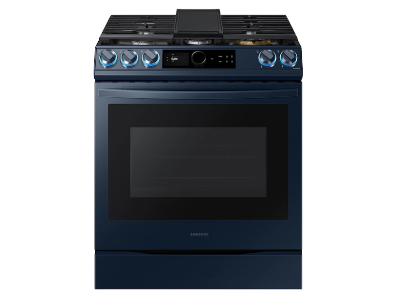 Samsung NX60A8711QN/AA 30" 6.0 Cu. Ft. Slidein Gas Range with 22K D