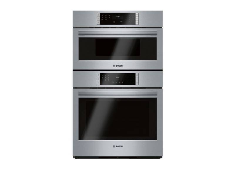 Bosch HBL87M53UC 30" 800 Series Combo Wall Oven In Stainless Steel -
