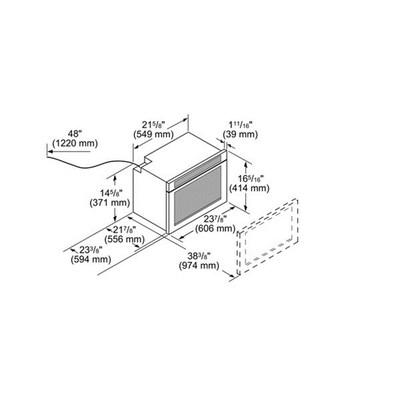 24" Bosch 800 Series Drawer Microwave In Stainless Steel - HMD8451UC